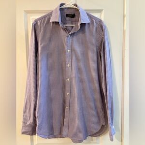 Polo Ralph Lauren Men’s Light Purple Striped Dress Shirt